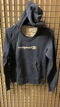 FELPA CON CAPPUCCIO CHAMPION DONNA BLU SCURO TAGLIA S PROMO