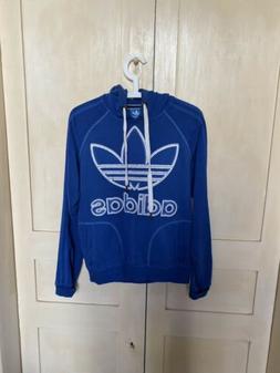Felpa Con Cappuccio Adidas Donna Color Blu Elettrico