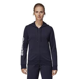 Felpa con Cappuccio Donna adidas Essentials Linear Full Zip 