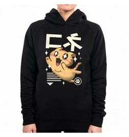 FELPA CON CAPPUCCIO DONNA KAWAII FELINE GATTO CAT VT0083A PA