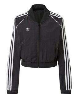 Felpa con cappuccio Donna ADIDAS short tracktop gn2791