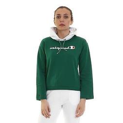 CHAMPION FELPA CON CAPPUCCIO DONNA VERDE 111299GS011