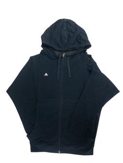 adidas felpa con cappuccio e tasche laterali con cerniera co