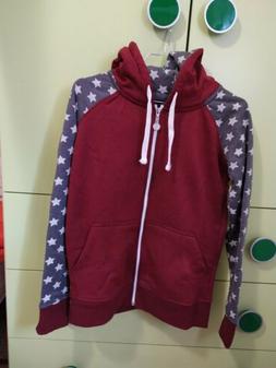 Felpa con cappuccio e zip - donna