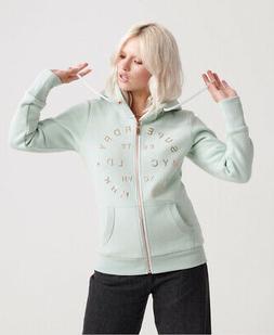 Superdry Felpa con cappuccio e zip NYC Studio Foil