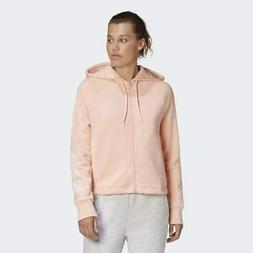 Felpa con Cappuccio Full-Zip Donna Adidas Stacked Logo Fleec
