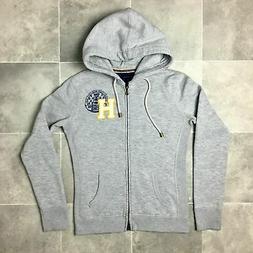 Tommy Hilfiger Felpa con cappuccio Full Zip Grigia Taglia XS