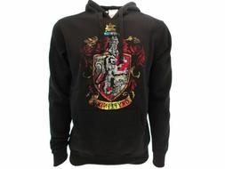 HARRY POTTER felpa con cappuccio GRYFFINDOR STEMMA vintage G