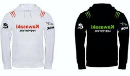 Felpa con cappuccio KAWASAKI MONSTER personalizzata uomo-don