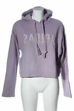 ADIDAS Felpa con cappuccio lilla stile casual Donna Taglia I