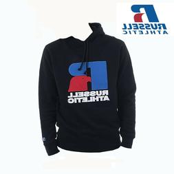 Russell Athletic Felpa con Cappuccio Modello Logo Hoody  Col