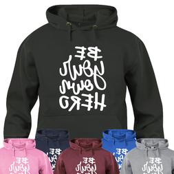 Felpa con cappuccio personalizzata manica lunga con scritta 