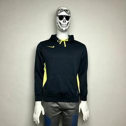 Nike felpa con cappuccio pullover manica lunga blu navy tagl