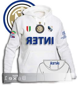 FELPA CON CAPPUCCIO STAMPATA INTER 2 ICARDI CALCIO SERIE A U