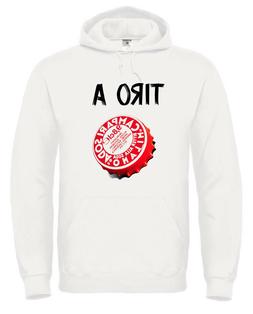 FELPA CON CAPPUCCIO UNISEX ANCHE BAMBINO FRASE DIVERTENTE TI