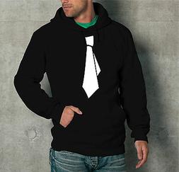 FELPA CON CAPPUCCIO UNISEX "CRAVATTA" UOMO DONNA UNISEX S - 
