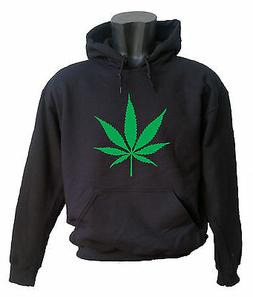 FELPA CON CAPPUCCIO UNISEX  "WEED " FUNNY DONNA UOMO CANNABI
