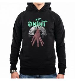 FELPA CON CAPPUCCIO UOMO BEWARE OF THE THING FAMIGLIA ADDAMS