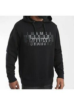 FELPA ARMANI EXCHANGE CON CAPPUCCIO UOMO BLACK NERA