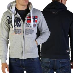 Geographical Norway - Felpa con Cappuccio Uomo Maglia Felpat