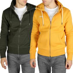 Felpa con Cappuccio Uomo SUPERDRY Maglia Sportiva Cardigan c