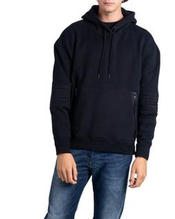 Felpa con cappuccio Uomo CALVIN KLEIN JEANS moto zip hoodie 