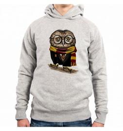 FELPA CON CAPPUCCIO UOMO OWLY POTTER BOK MOVIES HARRY OWL GU
