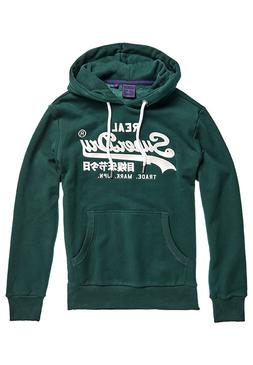 Superdry Felpa con Cappuccio Uomo Vl NS Cappuccio Pino