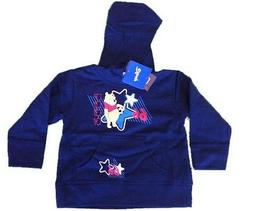Felpa con cappuccio Disney Winnie the Pooh soccer blu *13649