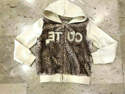 FELPA CON CERNIERA E CAPPUCCIO BAMBINA 3 ANNI RUBACUORI