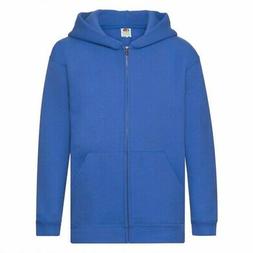 Felpa con cerniera e cappuccio bimbo bimba felpato FR50C