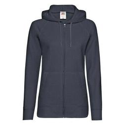 Felpa con cerniera e cappuccio in cotone donna FLP002