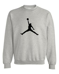 Felpa con stampa JORDAN Michael basket girocollo senza cappu