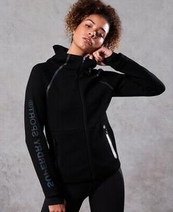 Superdry Felpa con zip e cappuccio Performance