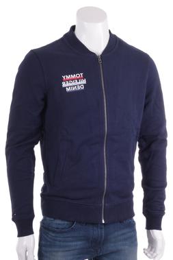 TOMMY HILFIGER Felpa con Zip Uomo Blu Man