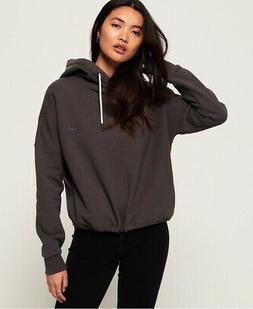 Superdry Felpa corta con cappuccio Elite Orange Label