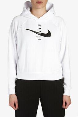 Nike Sportswear Felpa Corta Con Cappuccio Swoosh CU5676 101