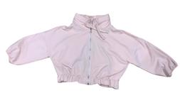 Felpa corta Dixie Kids bambina rosa confetto S 8 anni zip no