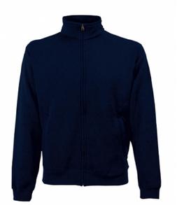 FELPA COTONE GARZATA FRUIT OF THE LOOM LIGHTWEIGHT TG L ZIP 