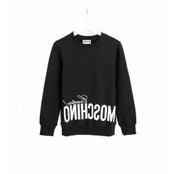 FELPA MOSCHINO COUTURE NERA MAGLIA MANICA LUNGA BAMBINA RAGA