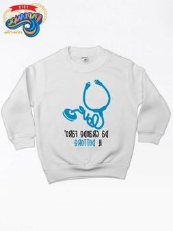 FELPA DA BAMBINO DA GRANDE FAR&ograve; IL DOTTORE MEDICO IDEA REGA