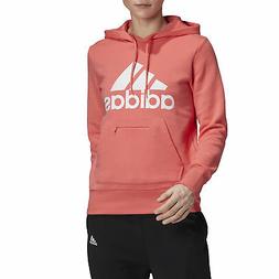 Adidas Felpa da Donna con Cappuccio Badge of Sport Rosa Tagl