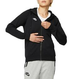 Nike Felpa da Donna con Cappuccio Club Nera Taglia XS Cod BV