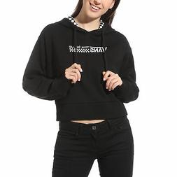 Vans Felpa da Donna con Cappuccio Strait Out Turvy Nera Tagl