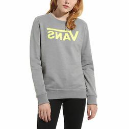 Vans Felpa da Donna con Girocollo Classic V Grigia Taglia S 