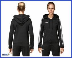 Felpa da donna ADIDAS con Zip Cerniera e Cappuccio Cotone Ne
