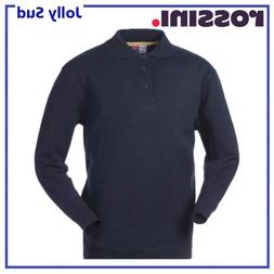 Felpa da Lavoro Uomo Maglia Invernale Interno Pile Polo Mani