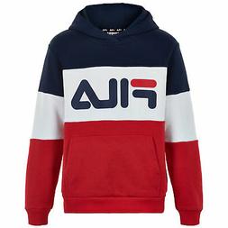 Fila Felpa da Ragazzi con Cappuccio Olena Blocked Blu Codice