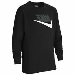 Nike Felpa da Ragazzo Girocollo Club Fleece Nera Codice CV92