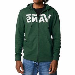 Vans Felpa da Uomo con Cappuccio Classic Zip II Verde Taglia